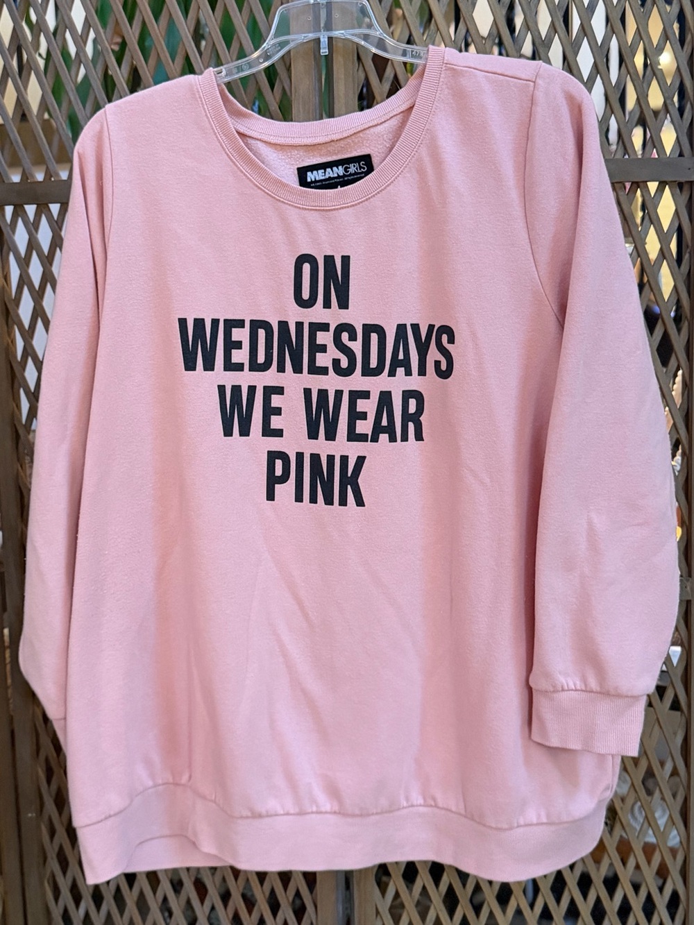 Torrid MeanGirls Pink 'On Wednesdays We Wear Pink' Crewneck Sweatshirt